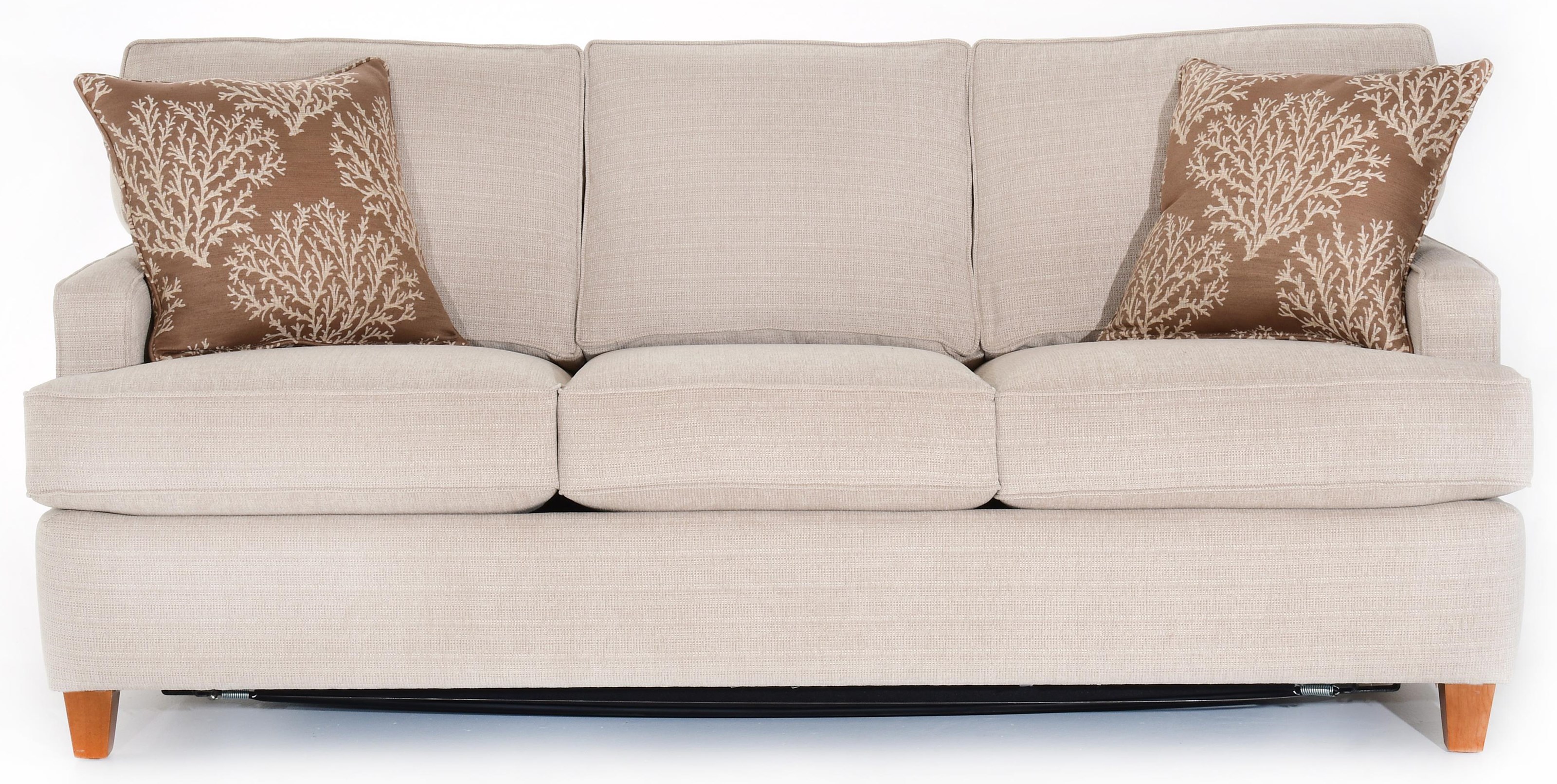 Capris Furniture 162 Q162 Contemporary SmallScale Sleeper Sofa Baer